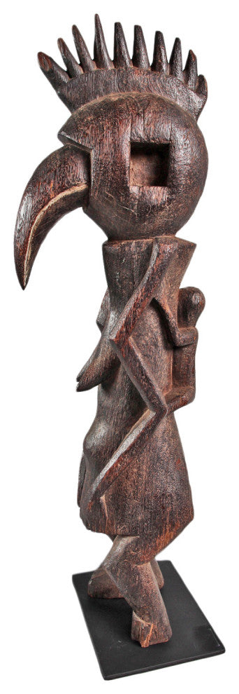 Consigned Afo Nigerian Bird Figure Female