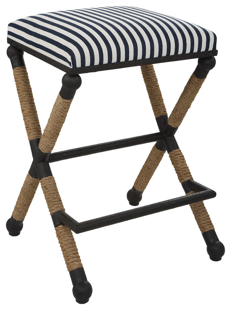 Uttermost Braddock Backless Counter Stool