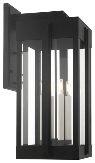 Black Art Deco, Sophisticated Outdoor Wall Lantern