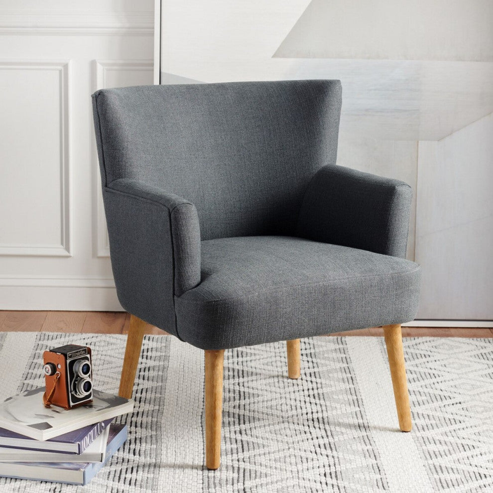 Safavieh Delfino Accent Chair, Dark Grey