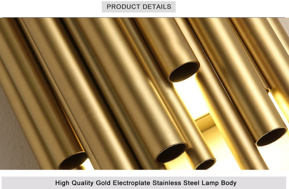 Kusnacht | Modern Polished Steel Wall lamp