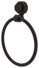 Venus Towel Ring With Groovy Accent, Antique Bronze