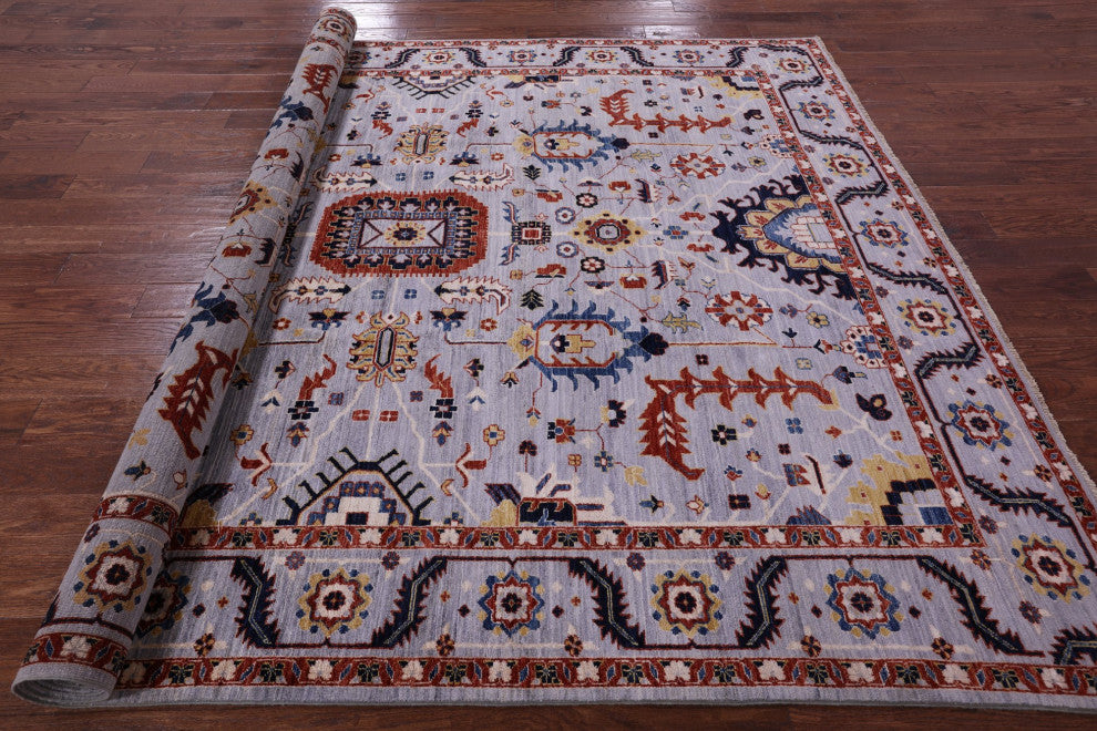 Hand-Knotted Persian Fine Serapi Wool Rug 8' 1" X 9' 9" - Q12861