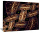 "Beautiful Metallic Braiding Pattern" Digital Wall Art, 20"x12"
