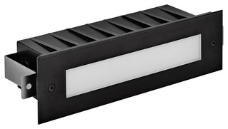 Hinkley Sparta Dash 12V Led Large Flat Brick Light, Stainless Steel Black