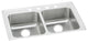 LRAD3321605 Lustertone Classic Stainless Steel 33" Double Bowl Drop-in ADA Sink