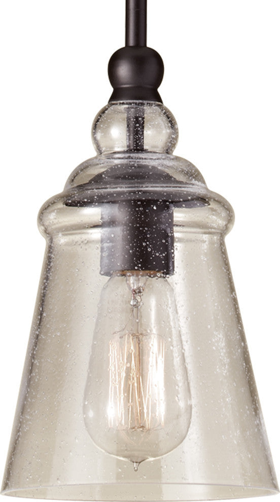 1 Bulb Oil Rubbed Bronze Pendant