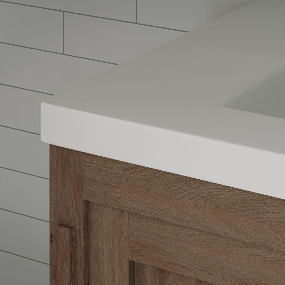 The Betsy Bathroom Vanity, Brown, 30", Single Sink, Freestanding
