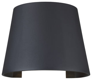Cone, Marine Grade Outdoor Sconce, Color Tuning LED, Black