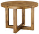 Gewnee Rustic Natural Round Coffee Table