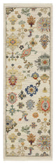 Leoness Floral Fun Indoor Area Rug, Ivory, 2' x 6'