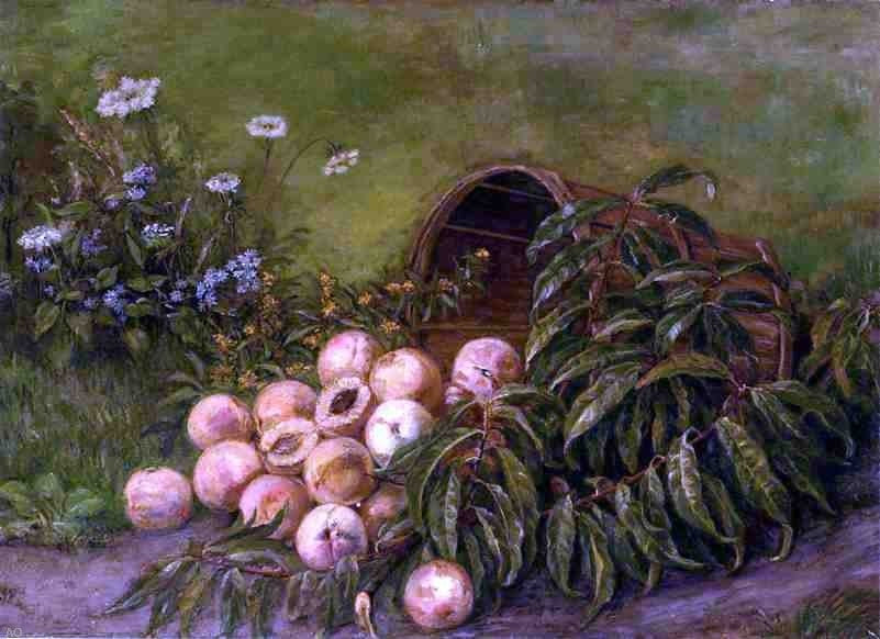 Thomas Worthington Whittredge Still Life With Peaches Wall Decal