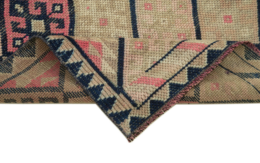 Rug N Carpet - Handmade Anatolian 2' 9" x 12' 4" Antique Runner Rug