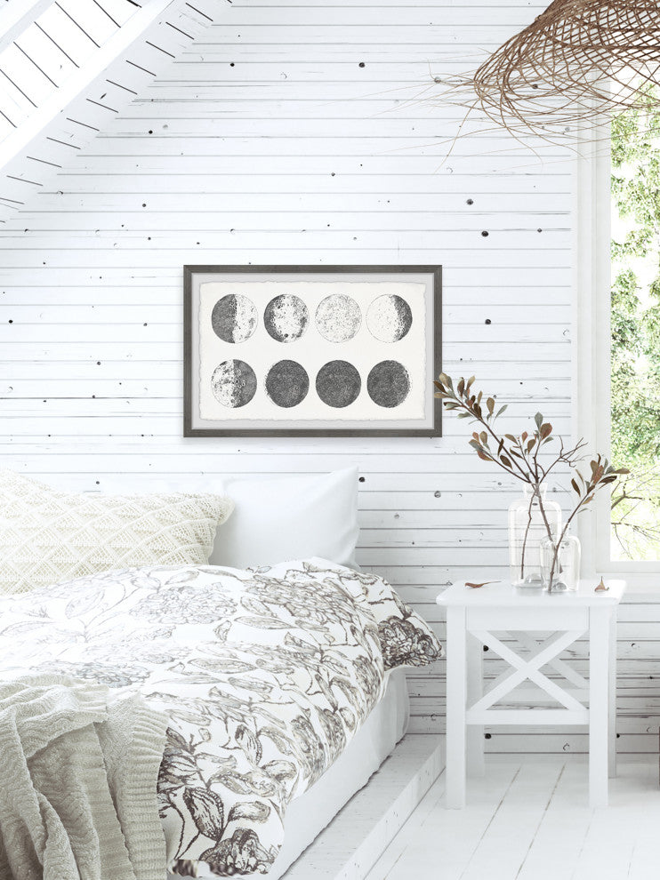 "Moon in Motion" Framed Painting Print, 18x12