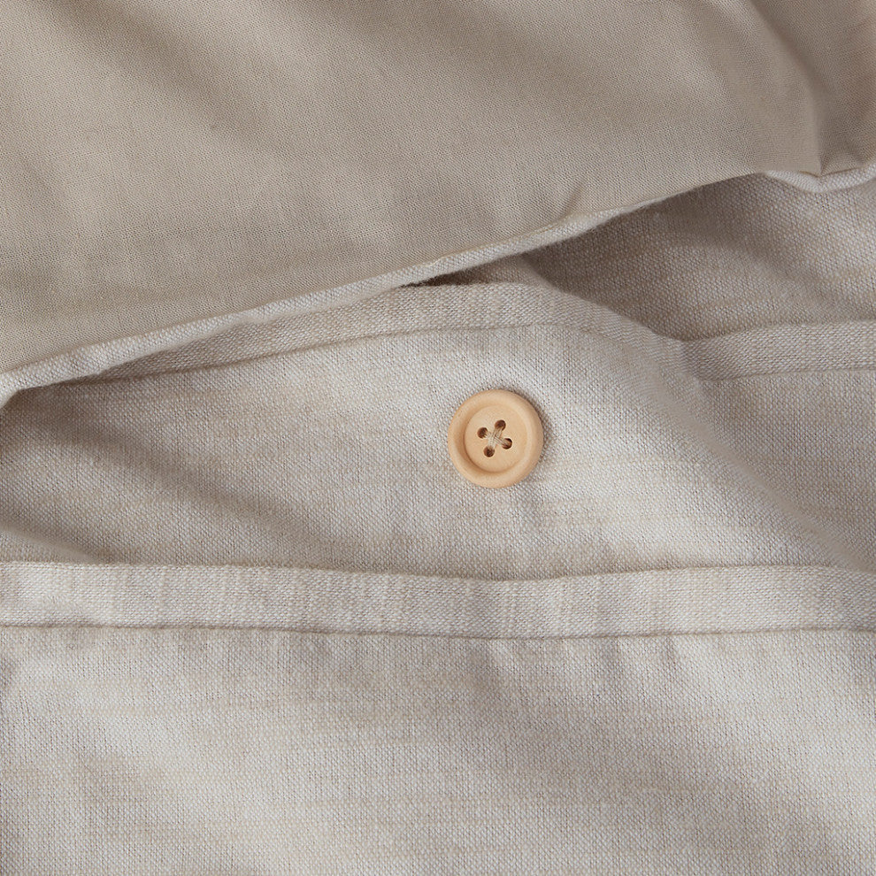 Clean Spaces Dover 5 Piece Organic Cotton Oversized Comforter Cover Set