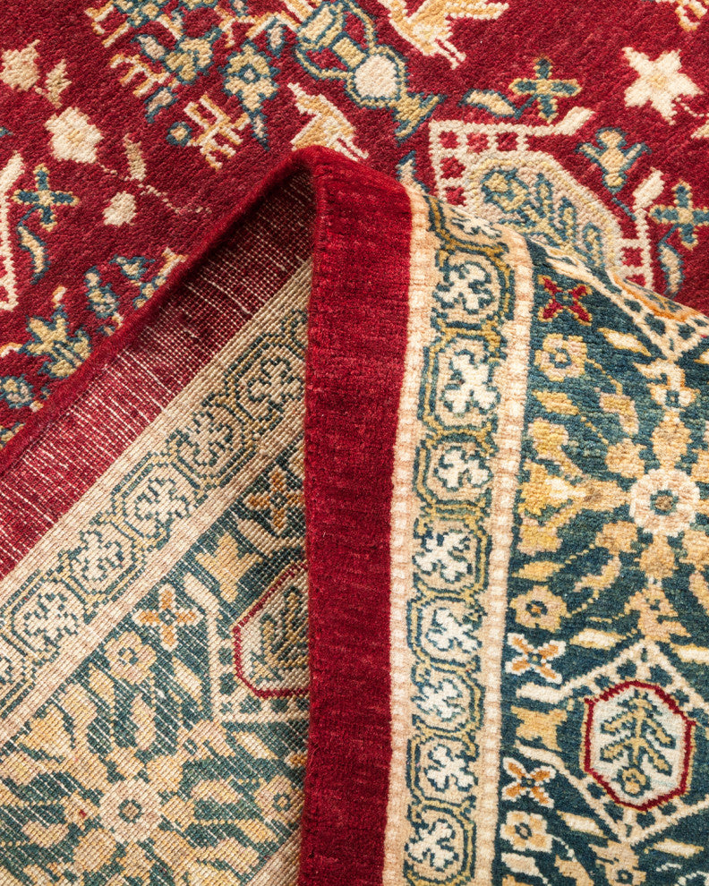 Mogul, One-of-a-Kind Hand-Knotted Area Rug Red, 8'3"x10'5"