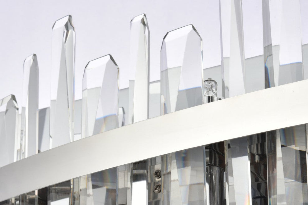 Modern Chrome 8-Light Bath Sconces
