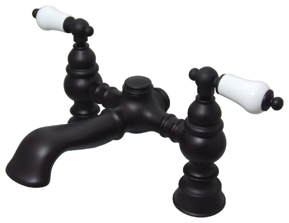 Kingston Brass 7" Deck Mount Tub Faucet, Oil Rubbed Bronze