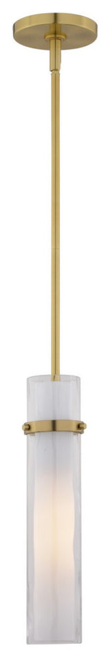Vilo One Light Mini Pendant in Golden Brass