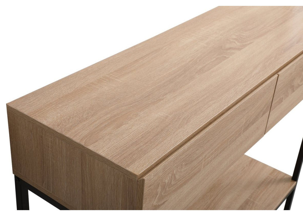 Elegant Decor AF110642MW 42 inch console table in mango wood