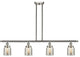 Innovations 916-4I-SN-G58 4-Light Island Light, Brushed Satin Nickel
