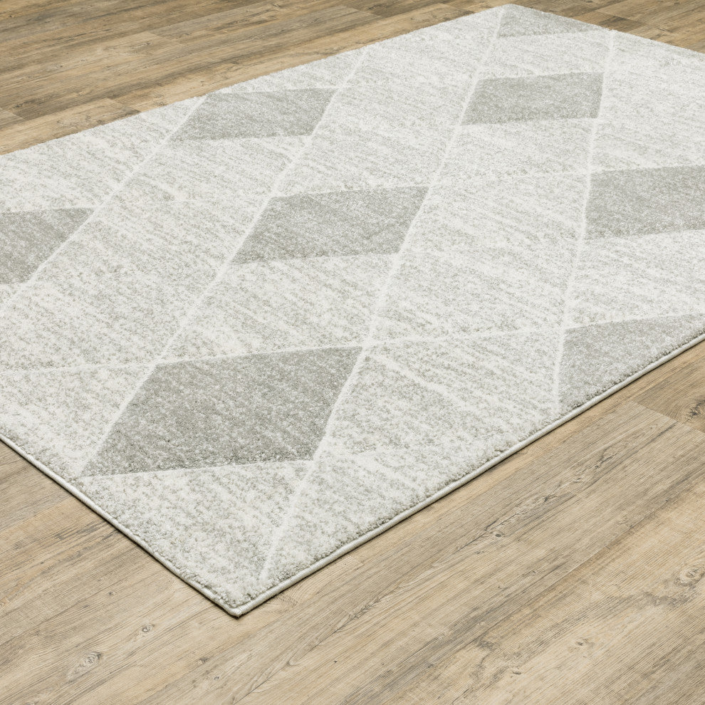 Oriental Weavers Cambria 005W2 Geometric Rug, Gray, 3'3"x5'