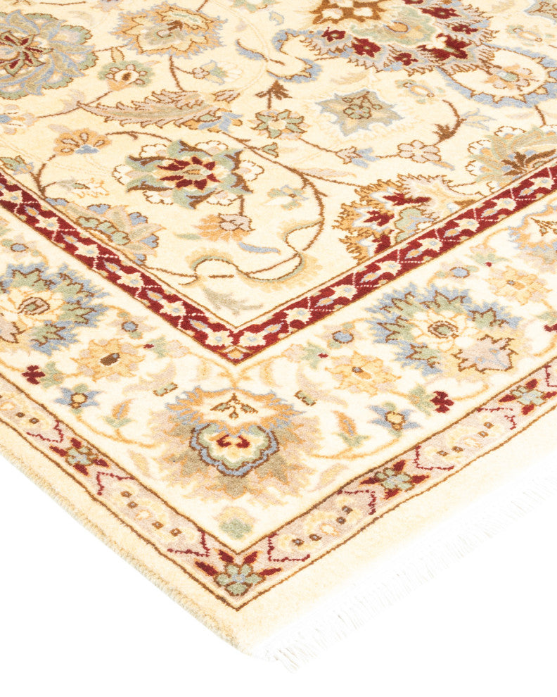 Mogul, One-of-a-Kind Hand-Knotted Area Rug Ivory, 4' 1" x 6' 5"