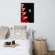 Moon Over Pagoda 1 Night Urban Photograph Unframed Wall Art Print, 24" X 36"