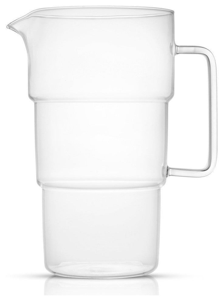 Pila Half Gallon Glass Drink Pitcher With Spout 64oz