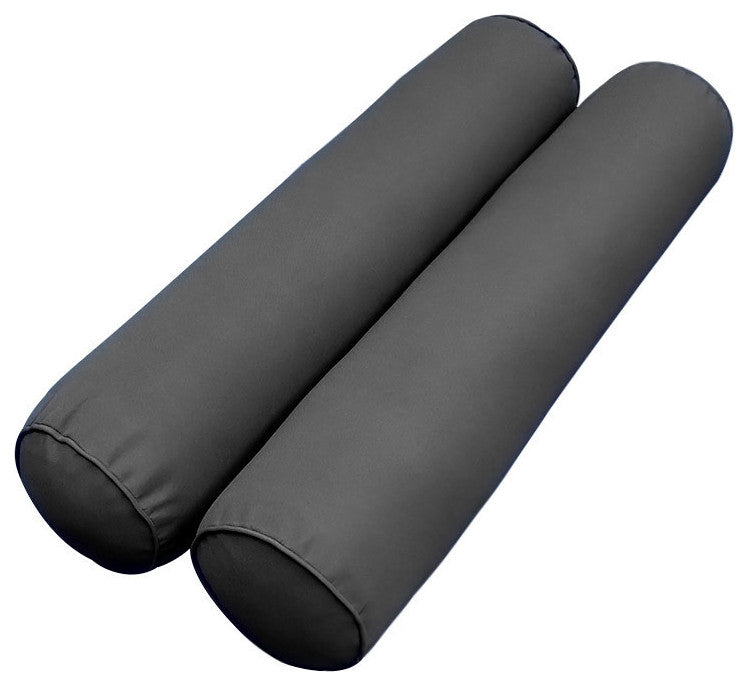 Style6 Twin-XL Pipe Trim Outdoor Mattress Bolster Slip Cover COMPLETE SET AD003