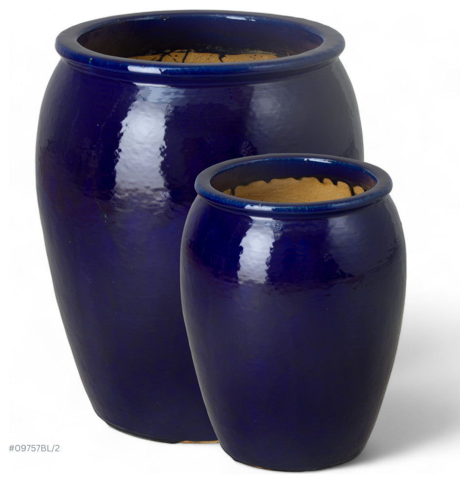 Tall Jar Planter, Blue 16x20