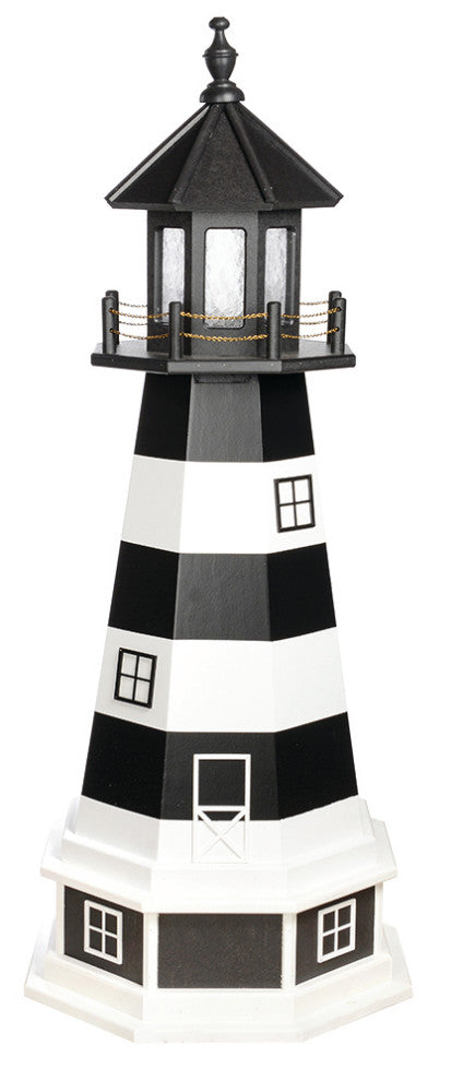 Fire Island Hybrid Lighthouse, Replica, 5 Foot, Standard, With Base