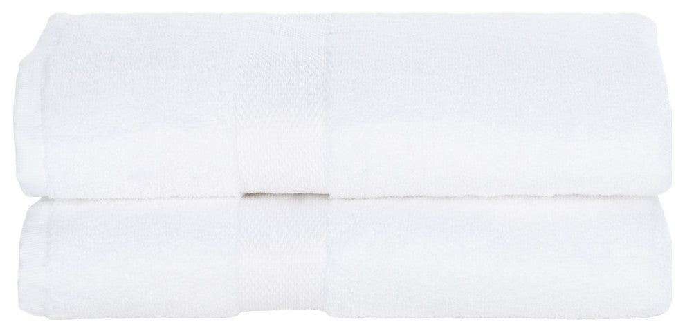 Safavieh Plush Bath Towel Set, White