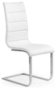 ZANOZA Dining Set, White/Black/White