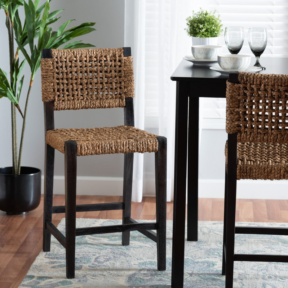 Henna Dark Bronw Mahogany Collection, Counter Stool
