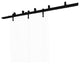 Sliding Barn Door Hardware, U Bracket Bypass, Classic Design, 10'