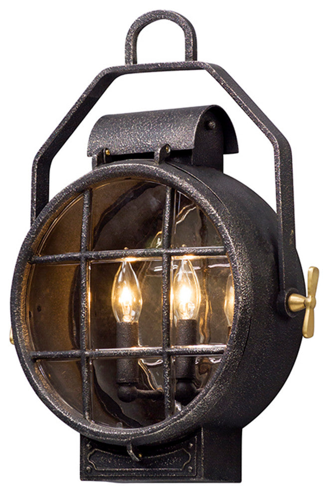 Point Lookout, Outdoor Wall Light, 15", Clear Glass - Incandescent Lamping