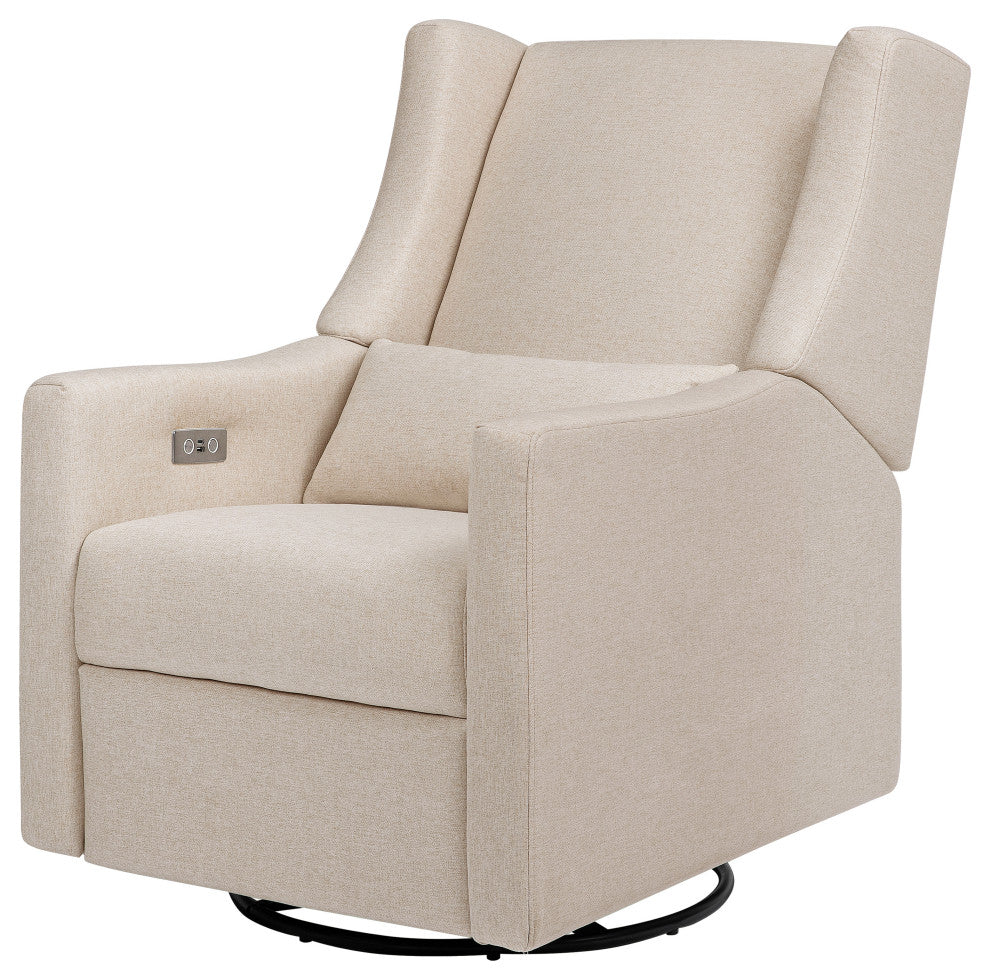 Kiwi Electronic Recliner and Swivel Glider With USB port, Performance Beach Eco-Weave