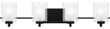 Quoizel KLT8904MBK 4-Light Bath, Kolt