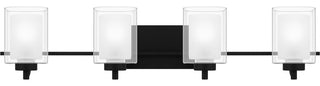 Quoizel KLT8904MBK 4-Light Bath, Kolt