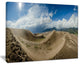 "Massive Sand Dunes Panorama" Landscape Print Wall Artwork, 20"x12"