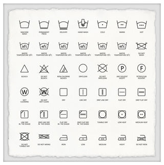 "Machine Wash Only" Framed Painting Print, 24x24