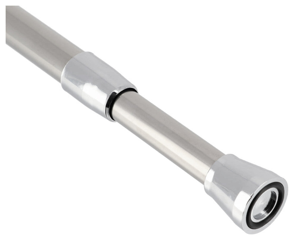 Tension Adjustable Shower Curtain Rod 43-79 Inches, Stainless Steel Chrome