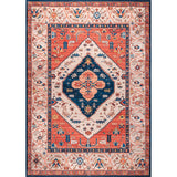 Nuloom Carolyn Machine Washable Tribal Motif Area Rug, Rust 9'x12'