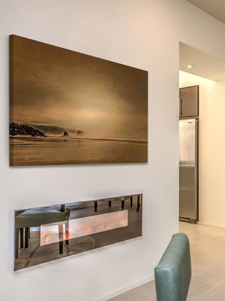 "Gentle Coastal Sunrise" Painting Print on Canvas
