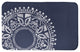 Navy Boho Circle 21x34 Bath Mat