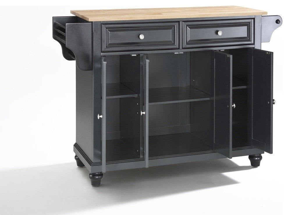 Cambridge Natural Wood Top Kitchen Island