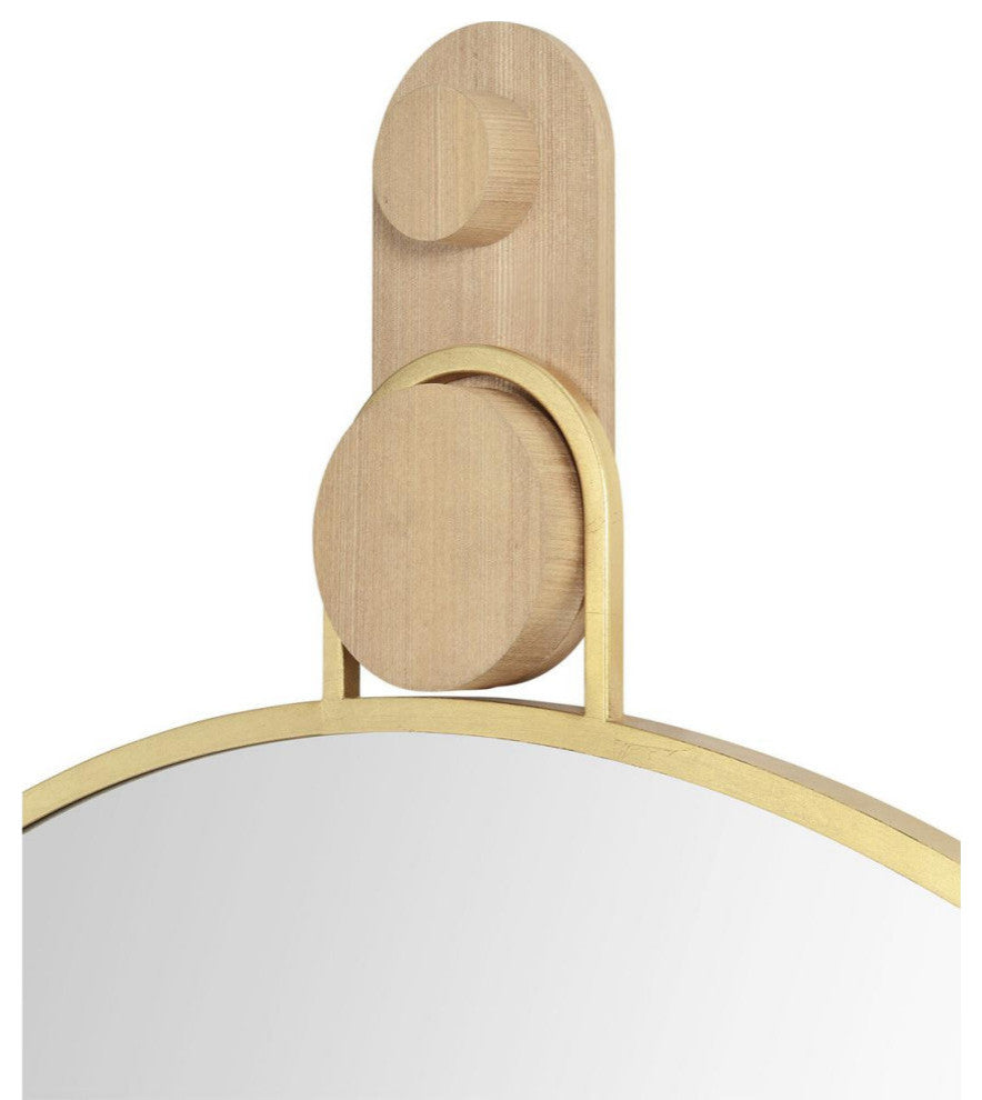 Kinsley Framed Round Decorative Mirror