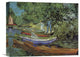 "Bank Of Oise At Auvers" Stretched Canvas Giclee by Vincent Van Gogh, 16"x13"