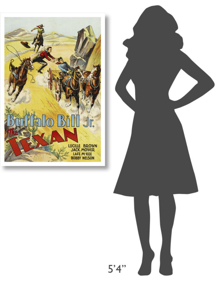 "Vintage Westerns: Texan" Digital Paper Print, 26"x38"